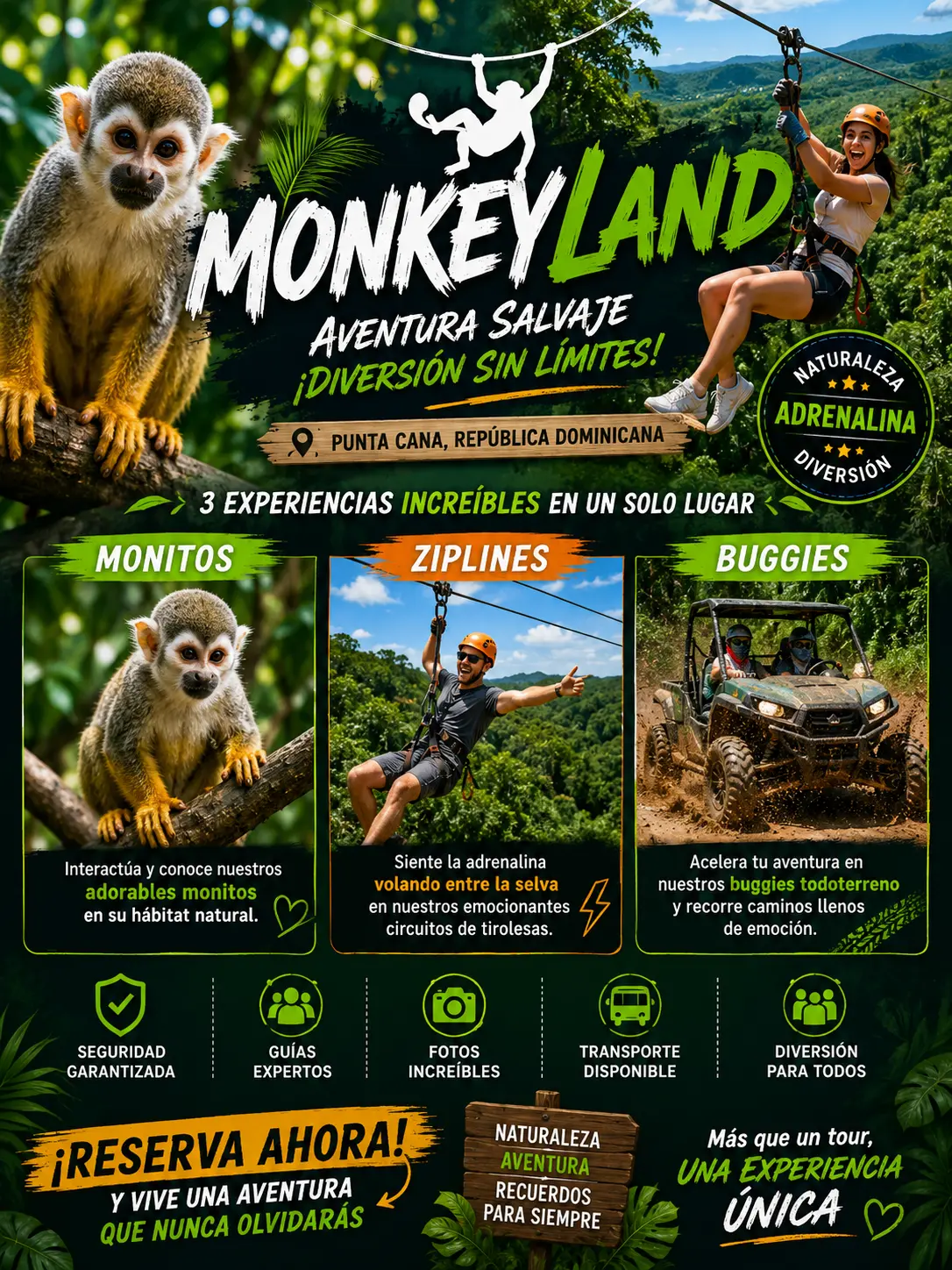 Monkeyland Punta Cana